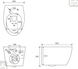 WC suspendat Imprese SAFIR Rimless i11217, 52*36*35cm, scaun Duroplast i11217 foto 2