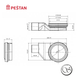 Душевой трап (линейный трап) Pestan Confluo Primo Line 650 мм 13702503 13702503 фото 5