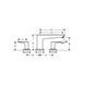 Baterie de baie Hansgrohe Talis E, cu 3 orificii 71747000 foto 2