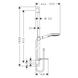Set dus Hansgrohe 26621000 Raindance Select E 120 3jet/Unica S Puro crom 26621000 foto 2