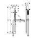 Set dus Hansgrohe Pulsify E 100 1jet EcoSmart 24371700 24371700 foto 2