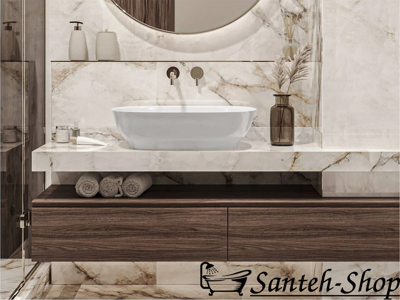 Lavoar MIRAGGIO SANTORINI White 600x413x157 mm SANTORINI White foto