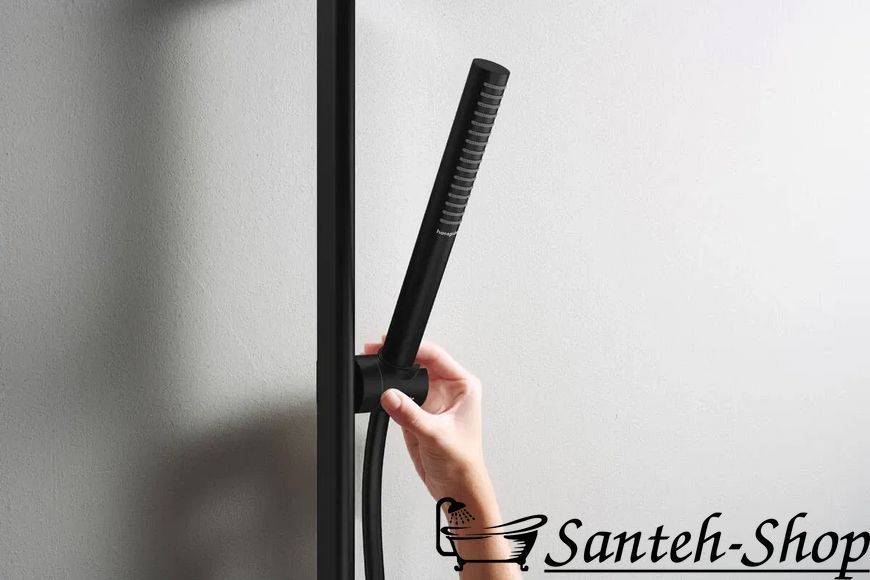 Duș de m&acirc;nă Hansgrohe 24126670 Pulsify S 1jet EcoSmart+, negru mat 24126670 foto