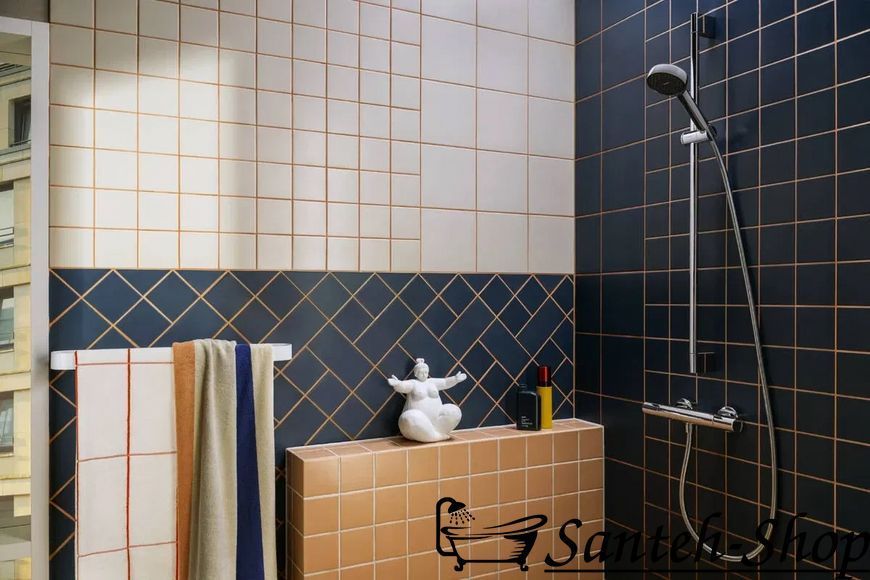 Set de duș Hansgrohe Activera Select S 2jet EcoSmart+ (28045670) cu suport de 65 cm, negru mat 28045670 foto