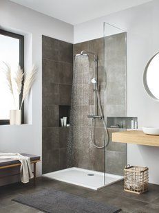 Sistem de duș GROHE 26670000Tempesta Cosmopolitan 250 cu termostat crom 26670000 foto