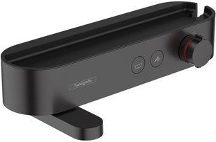 Baterie termostatică pentru cadă Hansgrohe ShowerTablet Select 412 mm, negru mat (24340670) 24340670 foto