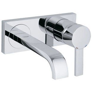 Baterie Grohe Allure pentru chiuvetă, montată pe perete, exterioară și interioară, crom (19309000/33769000) 19309000_33769000 foto