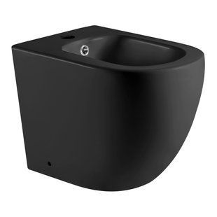 Биде напольное IMPRESE LESNA i11508 black черное матовое i11508 black фото