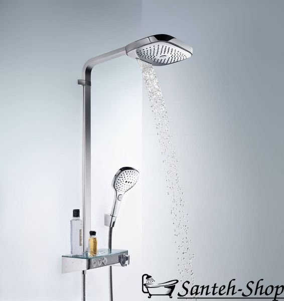 Душевая система Hansgrohe Raindance Select E Showerpipe 300 3jet, белый/хром (27127400) 27127400 фото