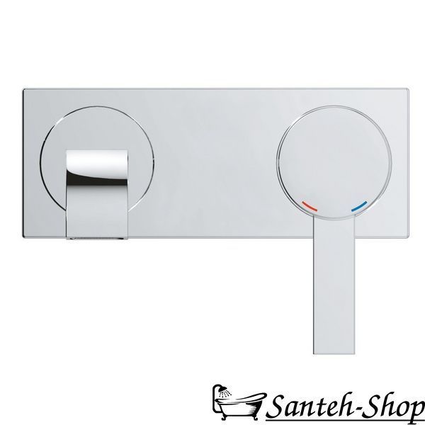 Baterie Grohe Allure pentru chiuvetă, montată pe perete, exterioară și interioară, crom (19309000/33769000) 19309000_33769000 foto