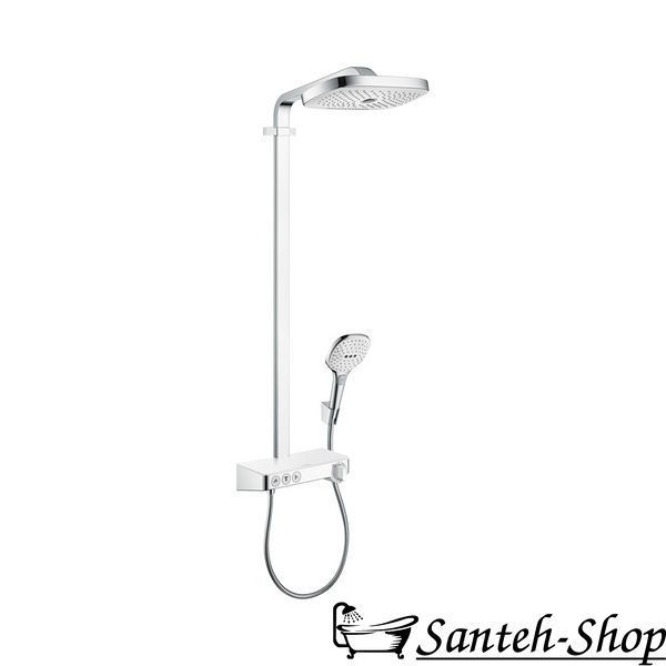 Душевая система Hansgrohe Raindance Select E Showerpipe 300 3jet, белый/хром (27127400) 27127400 фото