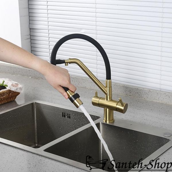 Смеситель для кухни с гибким изливом Gappo G4398-83 G4398-83 фото