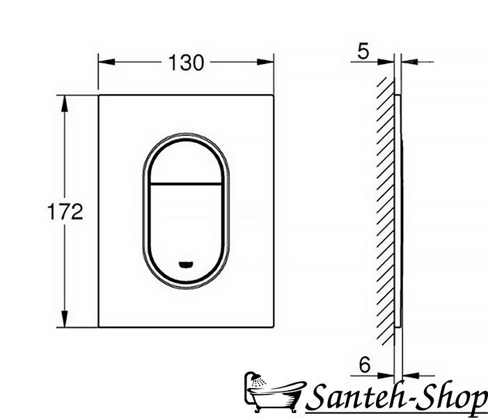 Buton de scurgere GROHE ARENA Cosmopolitan 37624GL0 &icirc;n culoarea răcoroasă a zorilor 37624GL0 foto