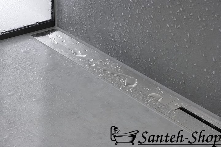 Верхняя часть слива для душа Hansgrohe RainDrain Flex для канала (пристенный) 90 см, Chrome (56052000) 56052000 фото