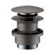 Hansgrohe Lavoar Pop-Up Flush cu preaplin Push-Open, negru periat (50100340) 50100340 foto 1