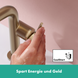 Baterie lavoar Hansgrohe Tecturis S 110 Fine CoolStart 73321140 73321140 foto 4