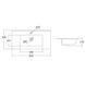 Dulap cu lavoar RJ ATLAS RJFU005-15WH RJFU005-15WH foto 4