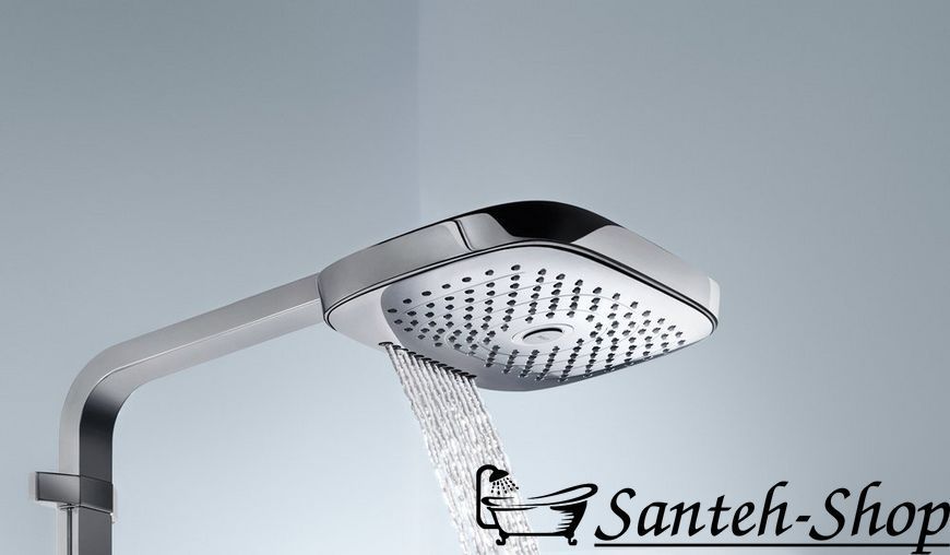 Душевая система Hansgrohe Raindance Select E Showerpipe 300 3jet, белый/хром (27127400) 27127400 фото