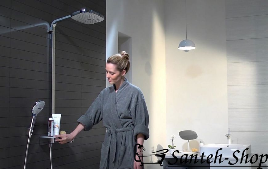Душевая система Hansgrohe Raindance Select E Showerpipe 300 3jet, белый/хром (27127400) 27127400 фото