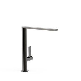 PROJECT-TRES Baterie lavoar M&acirc;ner lateral XXL Negru lucios 21140501KM foto