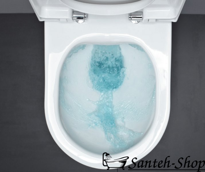 WC suspendat Laufen Palomba H8208024000001+H8918020000001 54*36*28cm fără ramă cu acoperire LCC H8208024000001+H8918020000001 foto