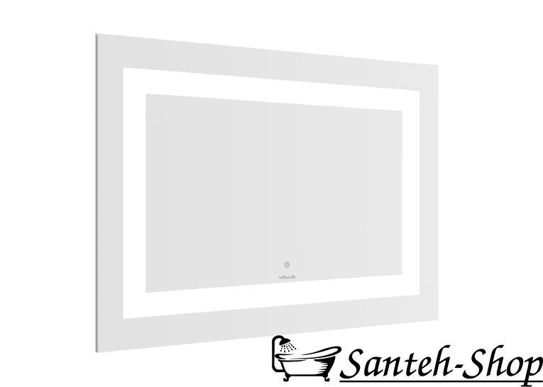 Oglinda dreptunghiulara 60*80cm, iluminata de-a lungul conturului, cu comutator tactil LUNA CUADRO 1648.53126800 foto