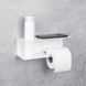 Suport pentru h&acirc;rtie igienică cu raft DASKE LINE PH/L-0263WR PH/L-0263WR foto 1