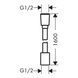Шланг для душа Hansgrohe Designflex 1,6м, Brushed Nickel (28260820) 28260820 фото 2