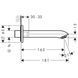 Излив для ванны Hansgrohe Metris (31494000) 31494000 фото 4