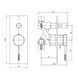 Смеситель для ванны IMPRESE BRENTA ZMK091908041 графитовый хром ZMK091908041 фото 2