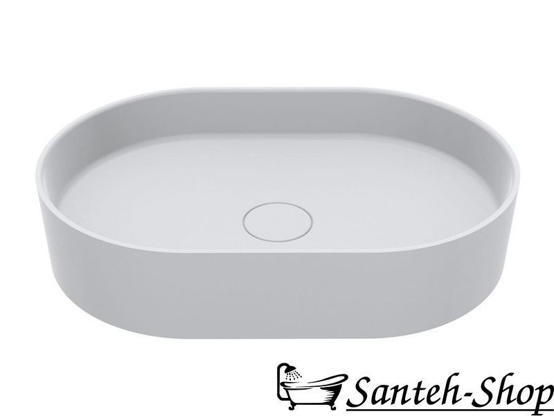 Умывальник MIRAGGIO KIRA MATT WHITE 60x40 см KIRA (WHITE matt) фото