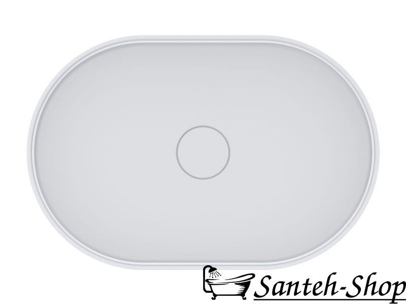 Умывальник MIRAGGIO KIRA MATT WHITE 60x40 см KIRA (WHITE matt) фото