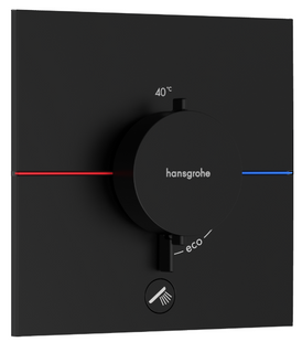 Термостат скрытого монтажа Hansgrohe ShowerSelect Comfort E HighFlow на 1 функцию, Matt Black (15575670) 15575670 фото