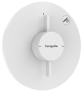 Смеситель для душа Hansgrohe скрытого монтажа DuoTurn S на 1 функцию, Matt White (75618700) 75618700 фото