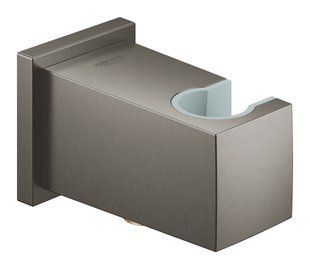 Cot racord de perete Grohe Euphoria Cube 26370AL0 cu suport para 1/2 Brushed Hard Graphite 26370AL0 foto