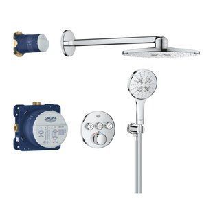 Душевая система скрытого монтажа Grohe Grohtherm SmartControl на 3 выхода с термостатом, хром (34863000) 34863000 фото
