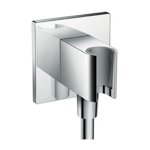 Шланговое подсоединение Hansgrohe FixFit 26486000 Square с держателем хром 26486000 фото