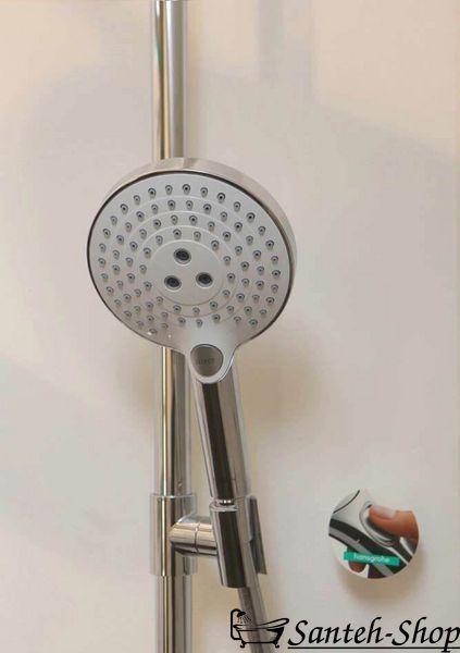 Sistem de duș Hansgrohe Raindance Select S 240 2jet cu termostat, crom (27129000) 27129000 foto