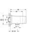 Cot racord de perete Grohe Euphoria Cube 26370AL0 cu suport para 1/2 Brushed Hard Graphite 26370AL0 foto 2