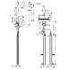 Baterie chiuvetă Hansgrohe 73830670 Aquno Select M81 cu duș extrabil 73830670 foto 2