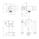 Set de igienă IMPRESE JUDIT f03710810AB montare ascunsă, negru mat f03710810AB foto 2