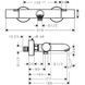 Termostat cada Hansgrohe Ecostat Fine 13325000 cromat 13325000 foto 2