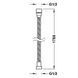 Furtun dus TRES 913483005LM dublu impletit 1,70 m 913483005LM foto 2