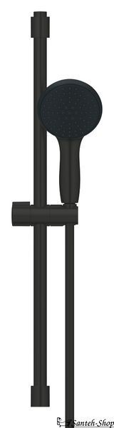 Set de duș Grohe Tempesta 110, 2 spray-uri, negru mat (261622433) 261622433 foto