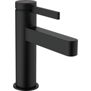 Baterie de lavoar Hansgrohe Finoris 100 cu sifon, negru mat (76010670) 76010670 foto