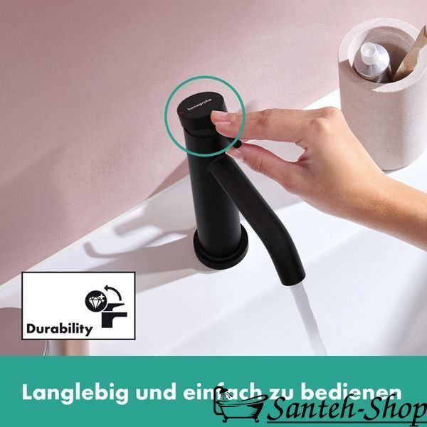 Baterie lavoar Hansgrohe Tecturis S 110 CoolStart, Negru Mat (73314670) 73314670 foto