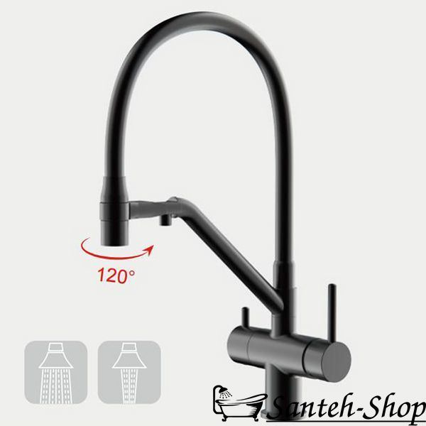 Baterie de bucatarie cu gura flexibila Gappo G4398-86 G4398-86 foto