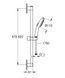 Set de duș Grohe Tempesta 110, 2 spray-uri, negru mat (261622433) 261622433 foto 7