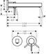 Baterie de lavoar Hansgrohe Finoris, alb mat (76050700) 76050700 foto 3
