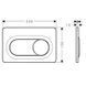 Клавиша смыва Hansgrohe iFrame Original S 66002700 для двойного смыва матовый белый 66002700 фото 2